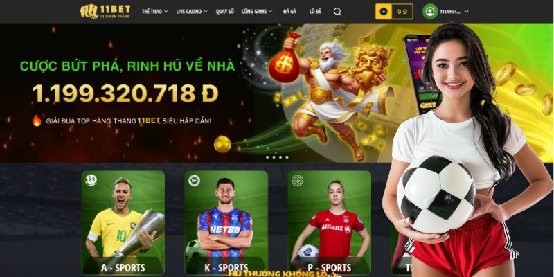 Nhà Cái 11BET - Cá Cược Bóng Đá Uy Tín Tặng Thưởng Nạp 100%