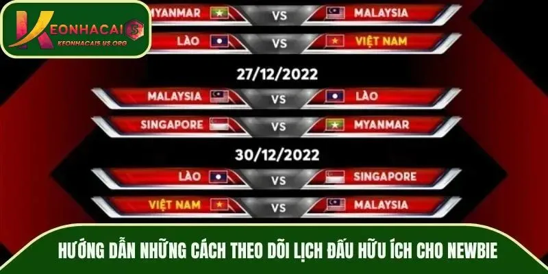 Cách theo dõi lịch thi đấu bóng đá hiệu quả